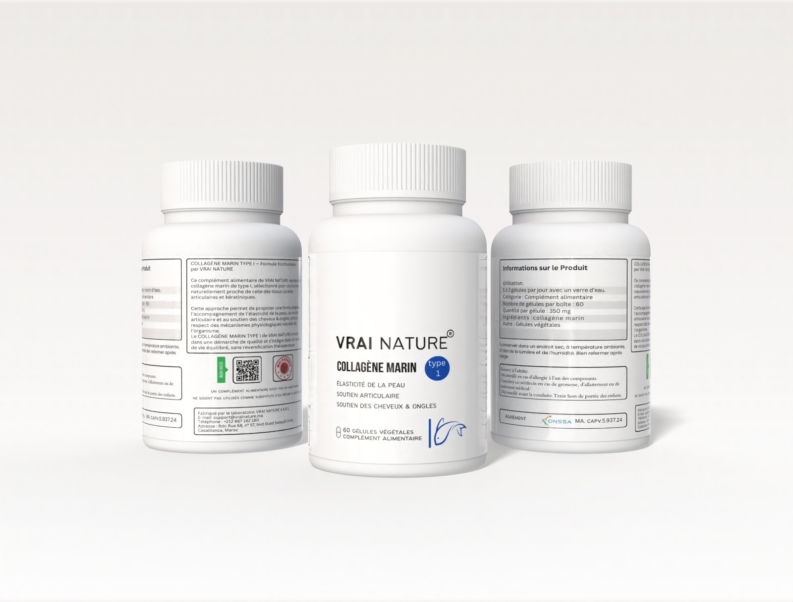 COLLAGÈNE MARIN TYPE I — Élasticité de la peau · Soutien des cheveux & ongles – Image 3