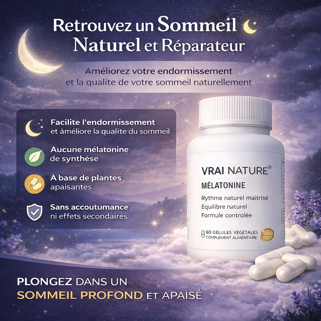 MELATONINE – Régulation naturelle du rythme veille-sommeil – Image 2
